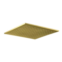 Soffione a pioggia quadrato 200mm Palazzani Gold 99263653