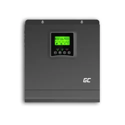 Solar Inverter Off Grid Inverter MPPT zöldcellás napelemes töltővel 24VDC 230VAC 2000VA/2000W Tiszta szinuszhullám