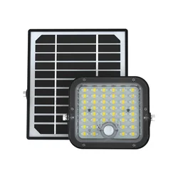 Solar LED projektor 1500lm, Távirányító, Mozgásérzékelő