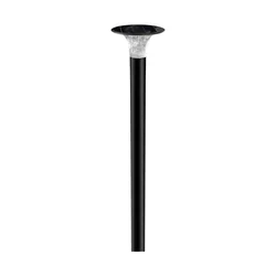 Solar Lights - Pillar Light Sensor - IP65 - Black - 15 Watts - 2200 Lumens - 6000K+4000K - Αριθμός μοντέλου: - VT-413-B