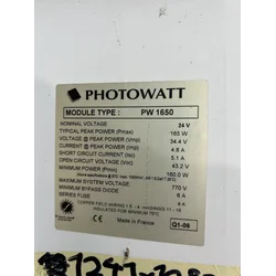 Solarmodul; PV-Modul; Photowatt PW1650-24V