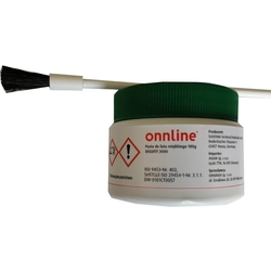 Soldering flux paste with tin + brush ONNLINE 100g