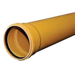 Σωλήνας PVC 110mm SN8 για εξωτερικά λύματα, HCB087, 500cm