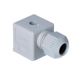Solenoid valve coil plug IP67