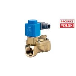 Solenoidiventtiili EV220B 25B NC 1" messinki, PZH, CNBOP-sertifikaatti