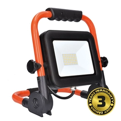Solight LED reflector PRO with tilting stand, 50W, 4600lm, 5000K, cable with plug, IP65, WM-50W-FEL