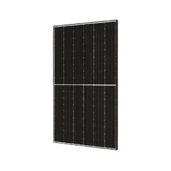 Сонячна фотоелектрична панель JA 415 Wp ефективність 21.3%, напіврозрізані комірки з’єднані без зазорів, чорна рамка
