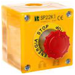 Spamel Kaseta sterownicza przycisk grzybkowy (SP22K1-1)