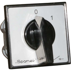 Spamel Switch 0-1 3P 25A mounted on the desktop - ŁK25R-2.8211P03