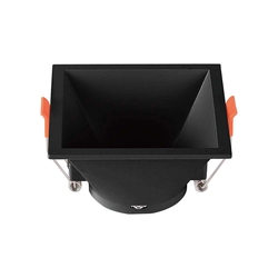 Spoturi cu LED - Fiting încastrat - GU10 - IP20 - Negru - Nr. model: - VT-927-B