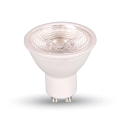 Spoturi LED - GU10 Lentila 38Â° Dimmerabile - IP20 - Alb - 7 Wați - 550 Lumeni - 6000K