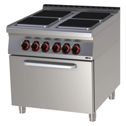 SPQT 90/80 - 21 E ﻿Elektrisch fornuis met oven stat.