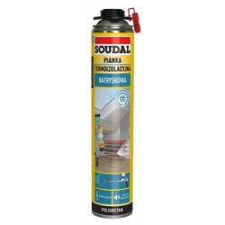 Spumă termoizolatoare Soudal spray 700 ml