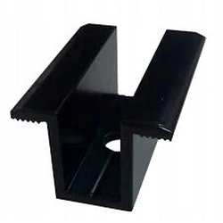Središnja aluminijska stezaljka 24,3 x 36,0 crno