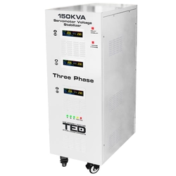 Stabilizzatore di massima rete 150KVA-SVC con servomotore trifase-trifase TED003591