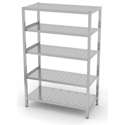 Stainless drip rack 100x70x180 adjustable shelves | Polgast