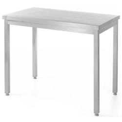 Stainless Steel Central Gastronomy Table 100x60 Hendi 811276