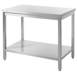 Stainless Steel Central Gastronomy Table 100x70 Hendi 810705