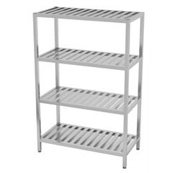 Stainless Steel Gastronomic Shelf 100x40x180 Grating Polgast 354104