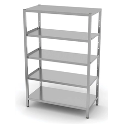 Stainless Steel Gastronomic Shelf 100x70x180 Adjustable Polgast 356107