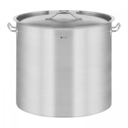Stainless steel pot - 12l - lid ROYAL CATERING 10011074 RCST-12E3