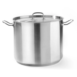 Stainless steel pot with lid 20L Kitchen Line | Hendi 837603