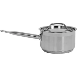 Stainless steel saucepan diameter 16cm 1,9L + cover