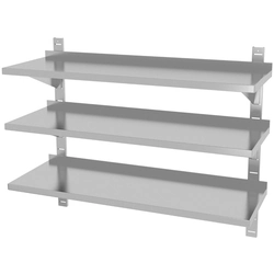 Stainless Steel Shelf 150x30 3-Poz Polgast 385153