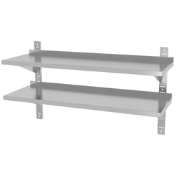 Stainless Steel Shelf 60x40 2-Poz Polgast 384064