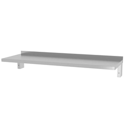 Stainless steel shelf, reinforced 150x30 | Polgast