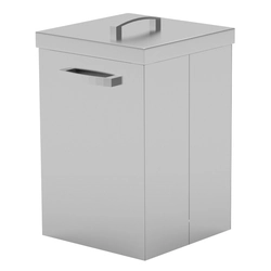 Stainless steel waste bin 40x50x47 Polgast 429045