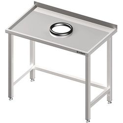 Stainless Steel Work Table 140x60 - Right Hole Stalgast