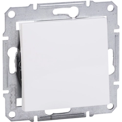Stair switch without frame, white ASFORA