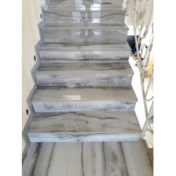 Stairs made of gray stone 100x30 HIGH GLOSS