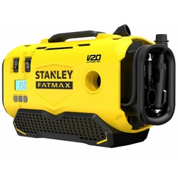 Stanley FatMax SFMCE520B-QW akumulátorový kompresor 18 V | 11 bar | 0,6 l/min | Uhlíkový kartáč | Bez baterie a nabíječky