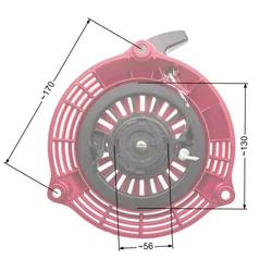 Starter Honda Gcv160 Gcv135 Gc160 Naručen 28400-Zm0-013 / 28400-Zm0-003 / 28400-Zl8-013Za Nz550