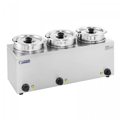 Statie ciorba - 3 x 2,75 l - 450 W ROYAL CATERING 10010577 RCBM-3 / 4R