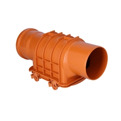 Staufix check valve DN100 With 2 plastic flaps, with emergency closing