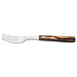Steak/pizza table fork, Horeca line, brown