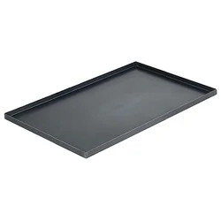 Steel baking tray - straight edges