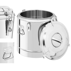 Steel catering thermos for transporting food 35L