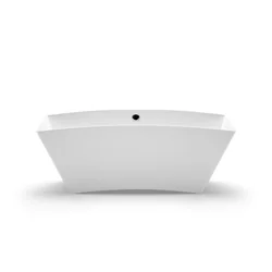 Stone bath Aura Ondina 2 white, 169x80 cm, with overflow