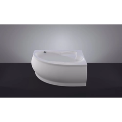 Stone bath Vispool Lago white, 149x103 left side