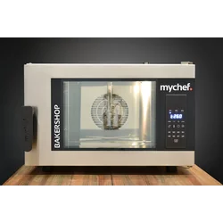 Stoom heteluchtoven | bakkerij | 4x600x400 mm | 6,3 kW | 400 V | Mychef BAKERSHOP AIR-S 4E RD