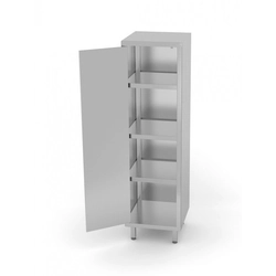 Storage cabinet with hinged doors 600 x 700 x 1800 mm POLGAST 304067-W 304067-W