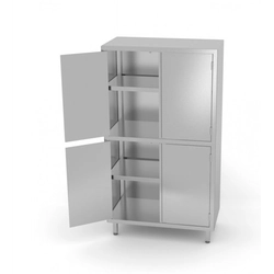 Storage cabinet with partition and hinged door 1000 x 500 x 2000 mm POLGAST 305105-2 305105-2