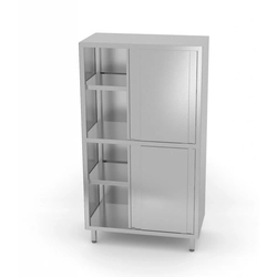 Storage cabinet with partition and sliding door 1000 x 500 x 2000 mm POLGAST 302105-2 302105-2