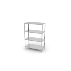 Storage rack 4 solid shelves - screw 812525