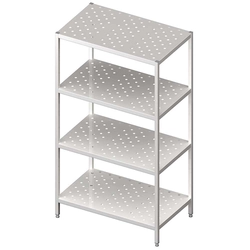 Storage rack perforated shelves 120x60x180 | Stalgast