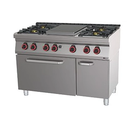 STPT 70/120 21 GE Cucina a gas con forno elettrico